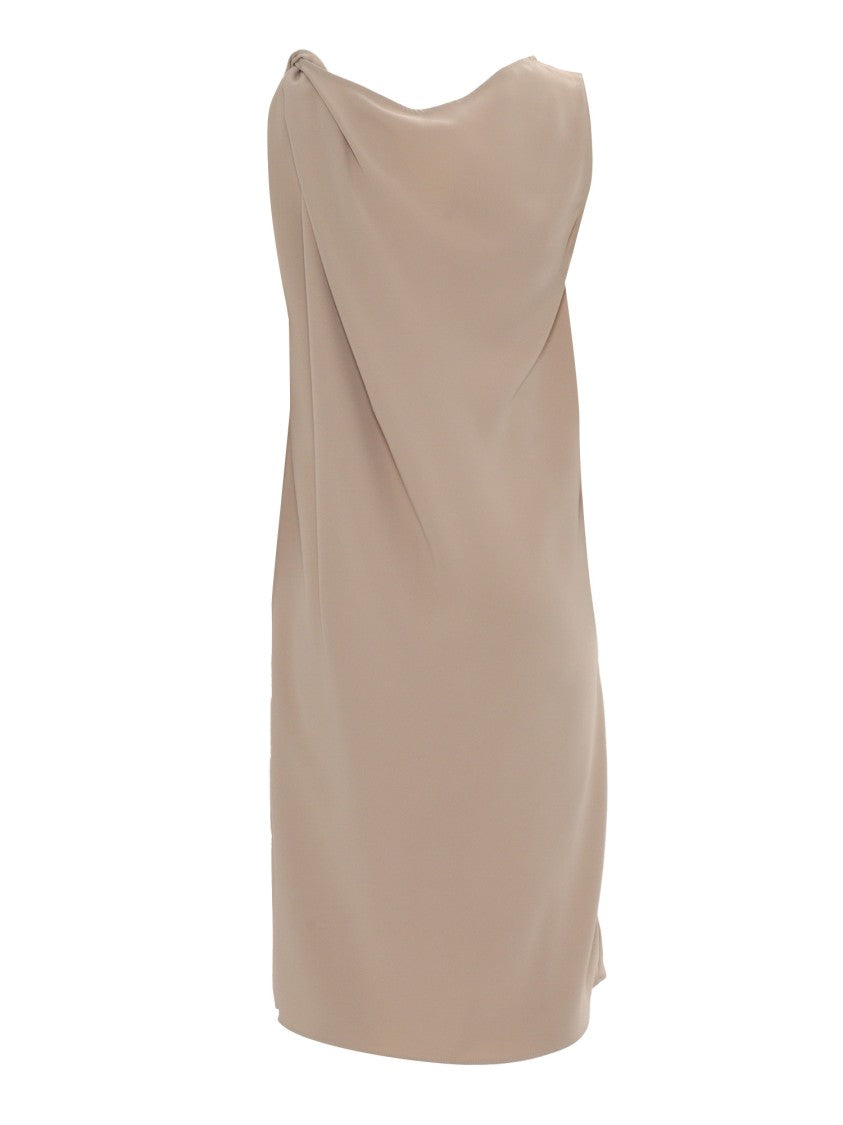P.A.R.O.S.H. Draped Evening Dress With Single Shoulder Detail