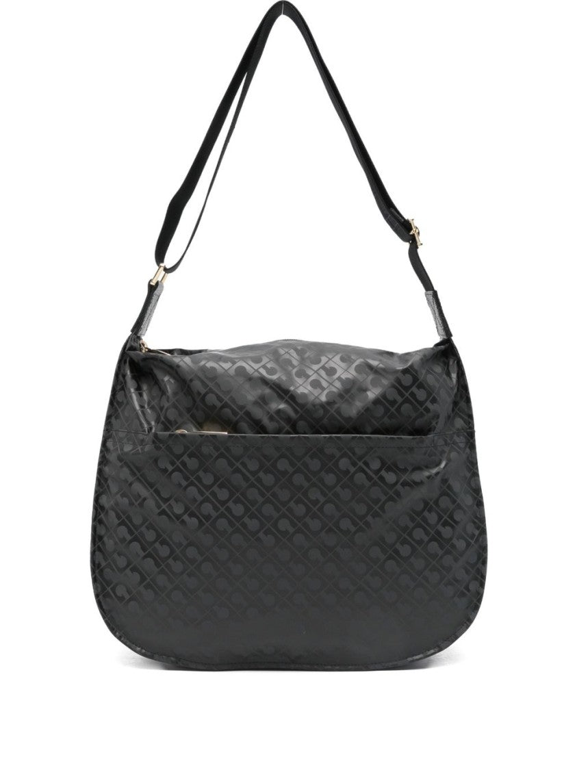 Gherardini Grey Shoulder Bag With Adjustable Strap