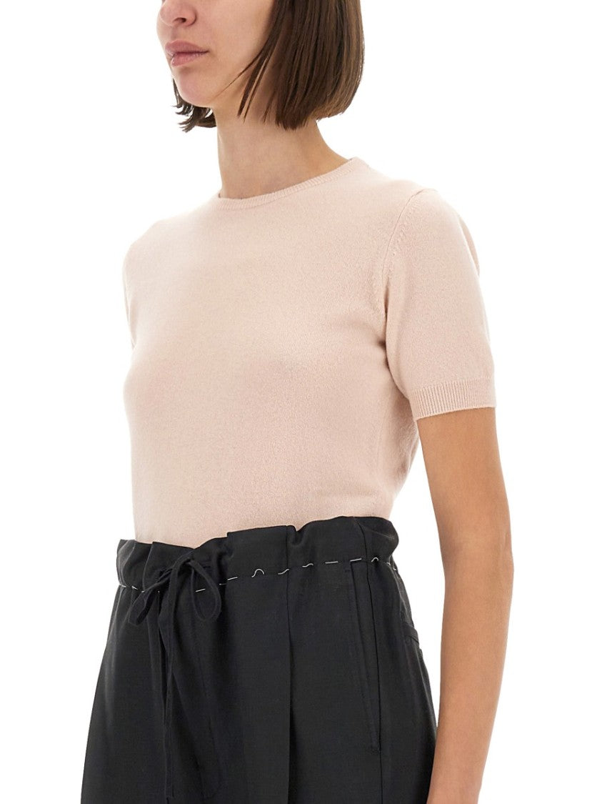 Maison Margiela Wool Crew Neck T-Shirt