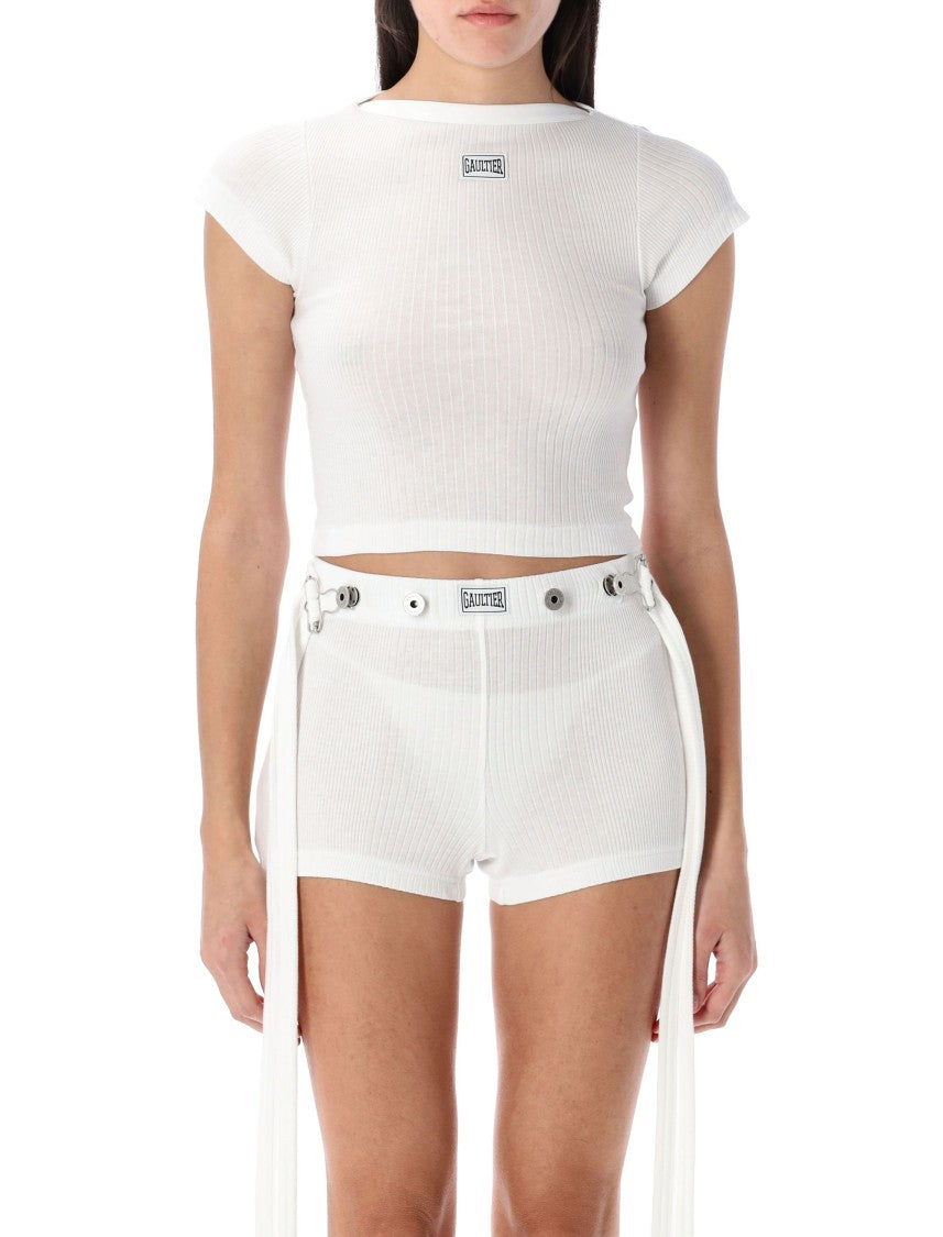 Jean Paul Gaultier Crop Baby Tee