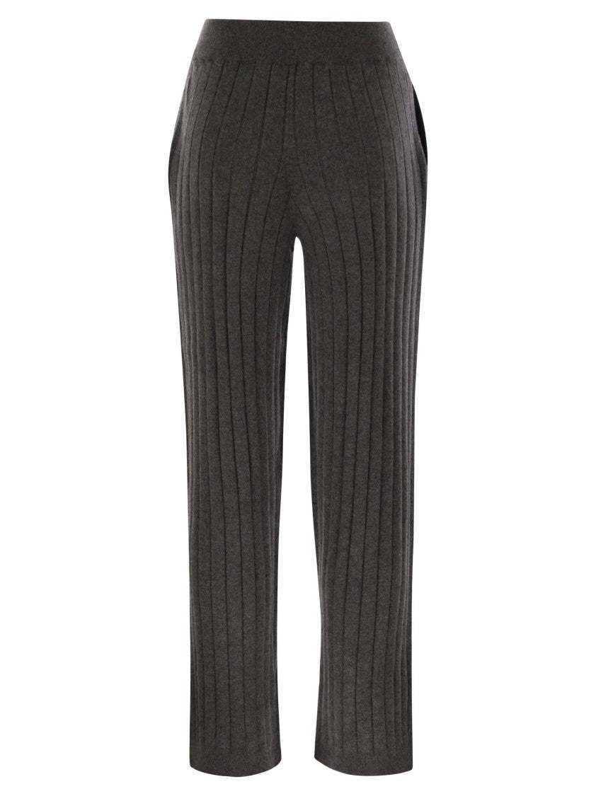 Brunello Cucinelli Pure Cashmere Knit Trousers