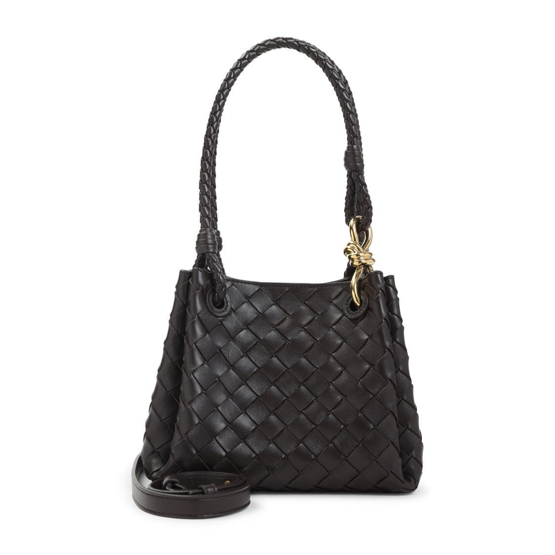 Bottega Veneta Lamb Leather Daily Essentials Handbag