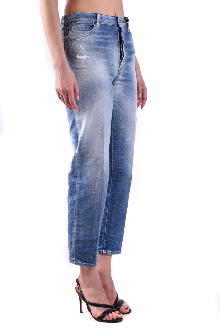 Dsquared2 Light Blue Cotton Jeans