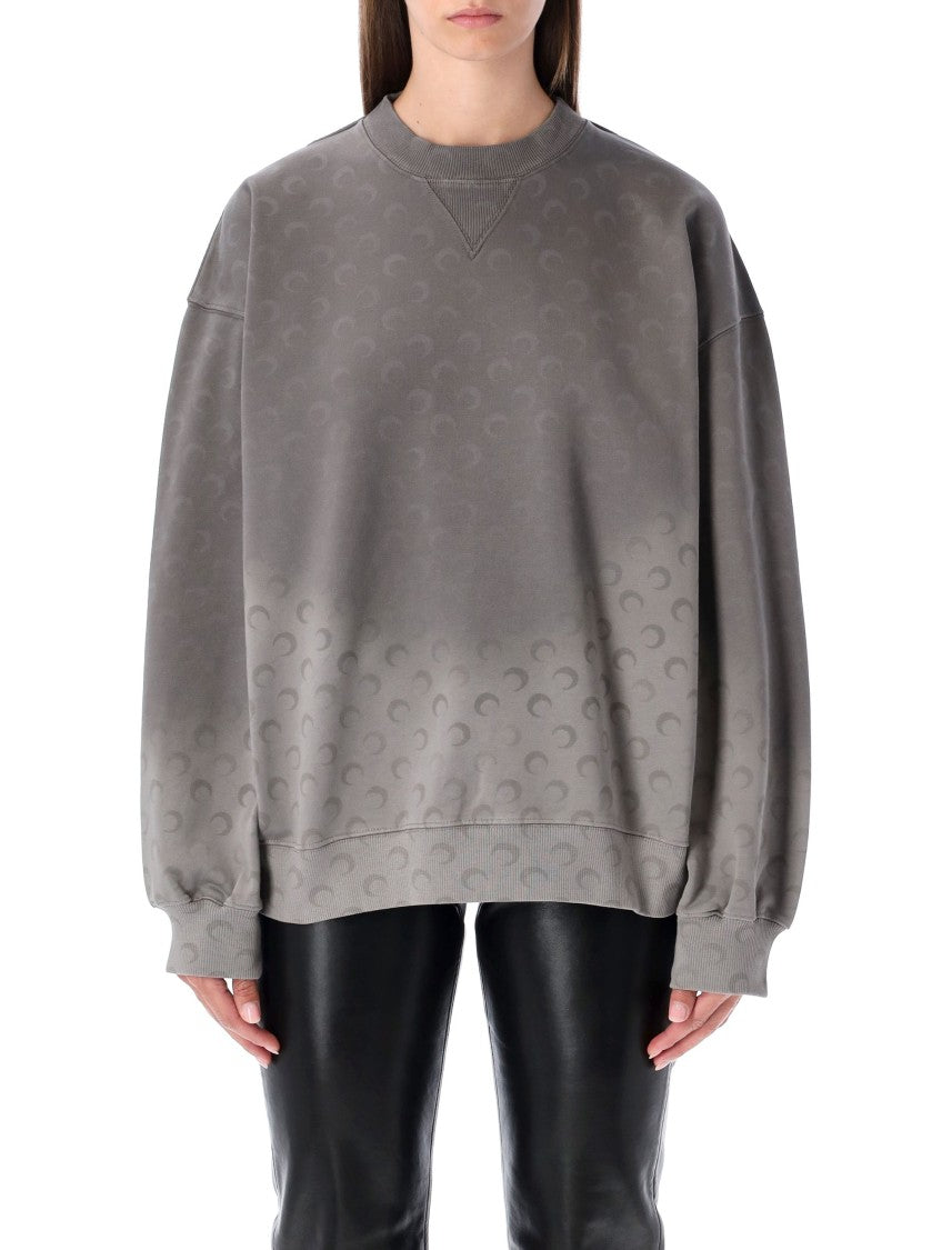 Marine Serre Moon Degrade Crewneck Sweatshirt