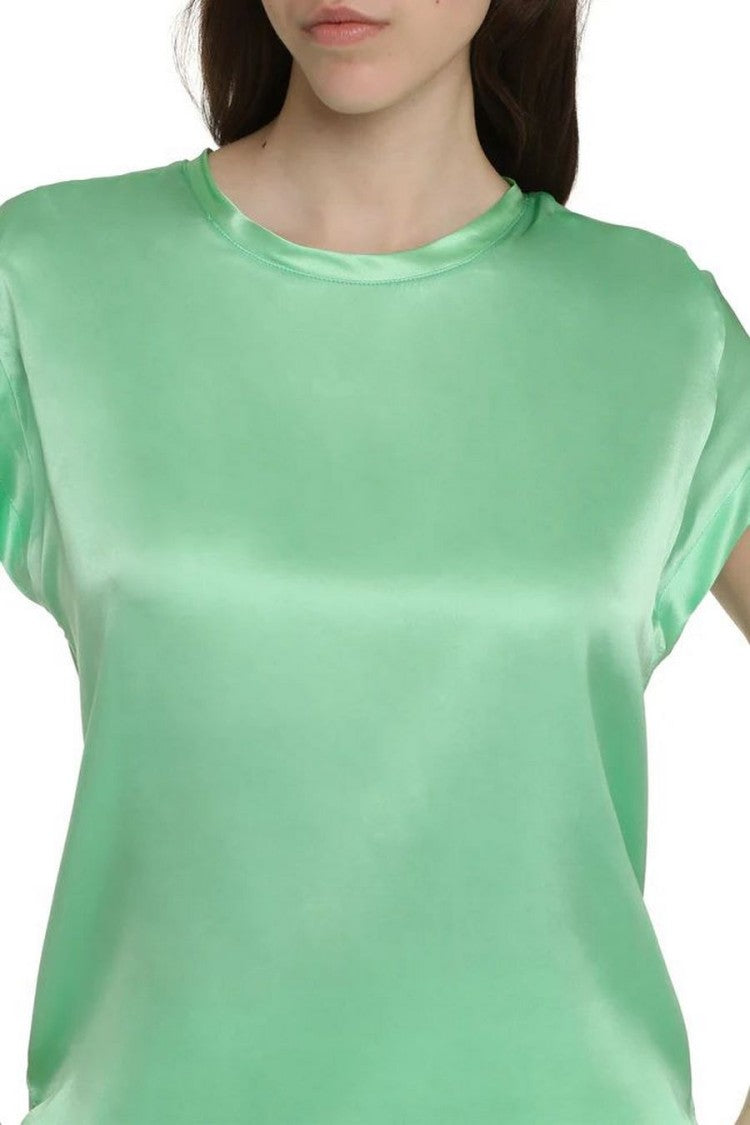 Pinko Silk Blend Short Sleeve Top