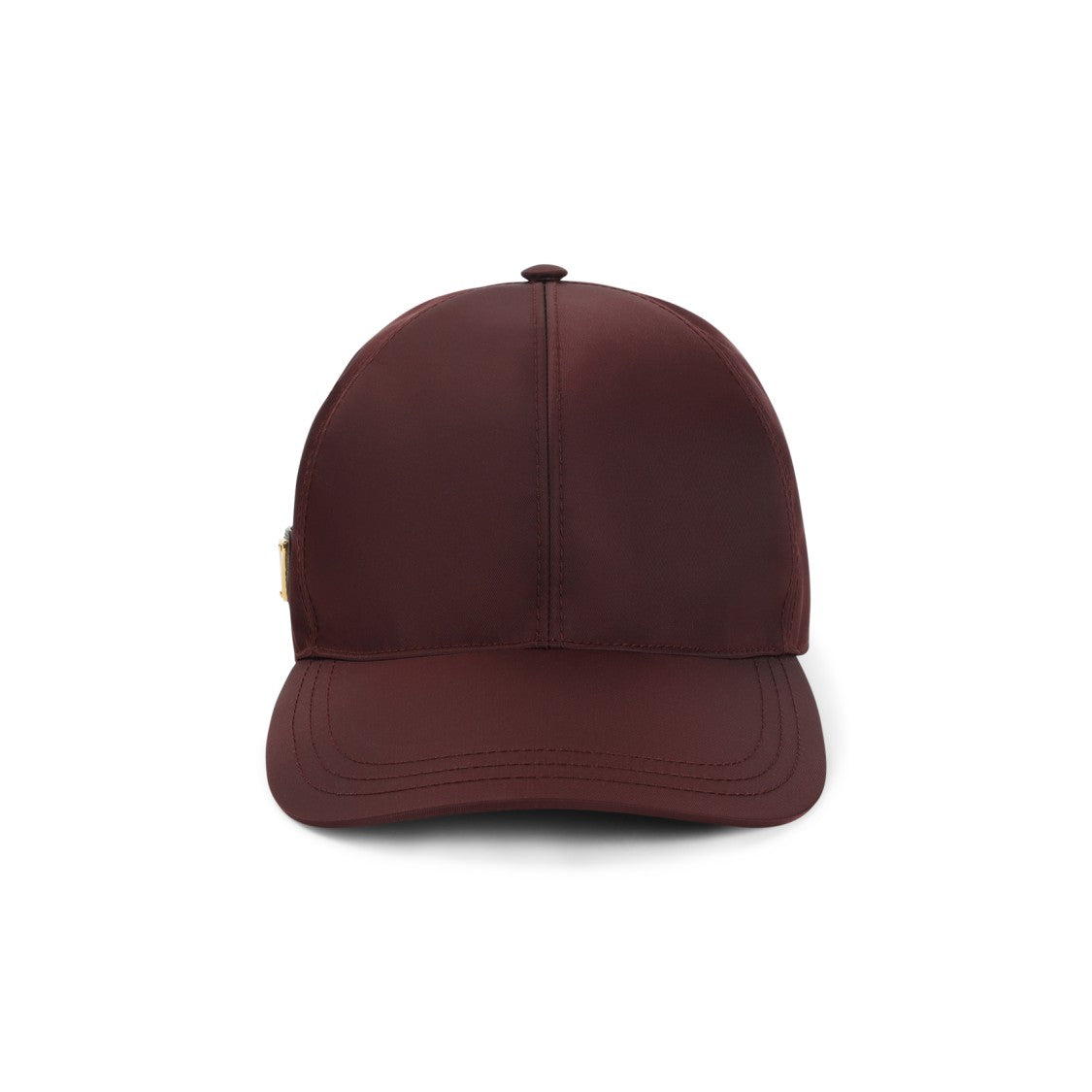 Prada 6-Panel Burgundy Baseball Cap