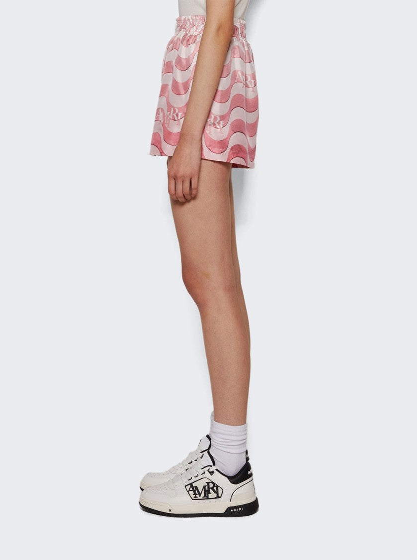 Amiri Staggered Wave Shorts Flamingo Pink