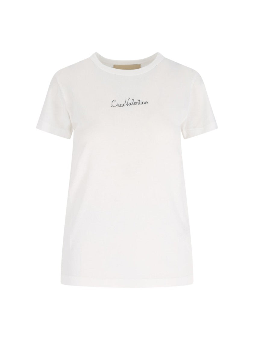 Valentino "Chez Valentino" T-Shirt – White