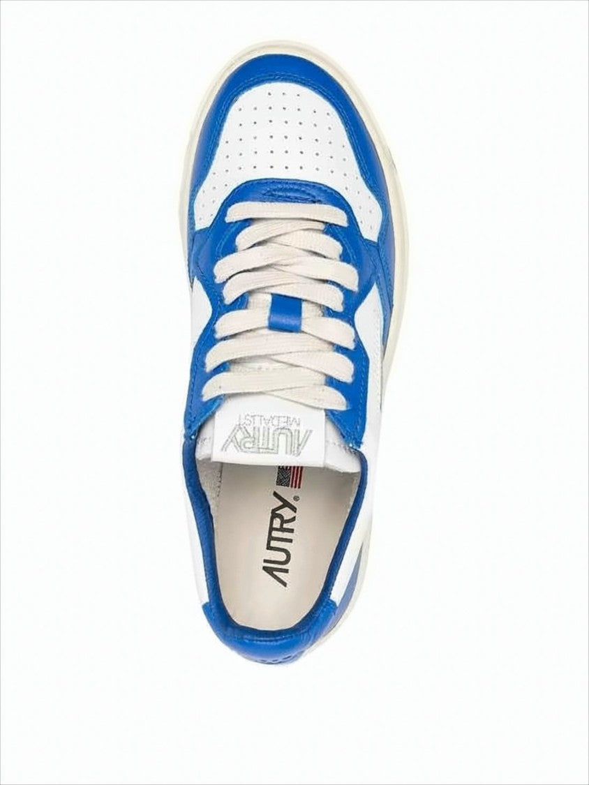 Autry Low-Top Sneakers With Classic Silhouette And Vibrant Overlays