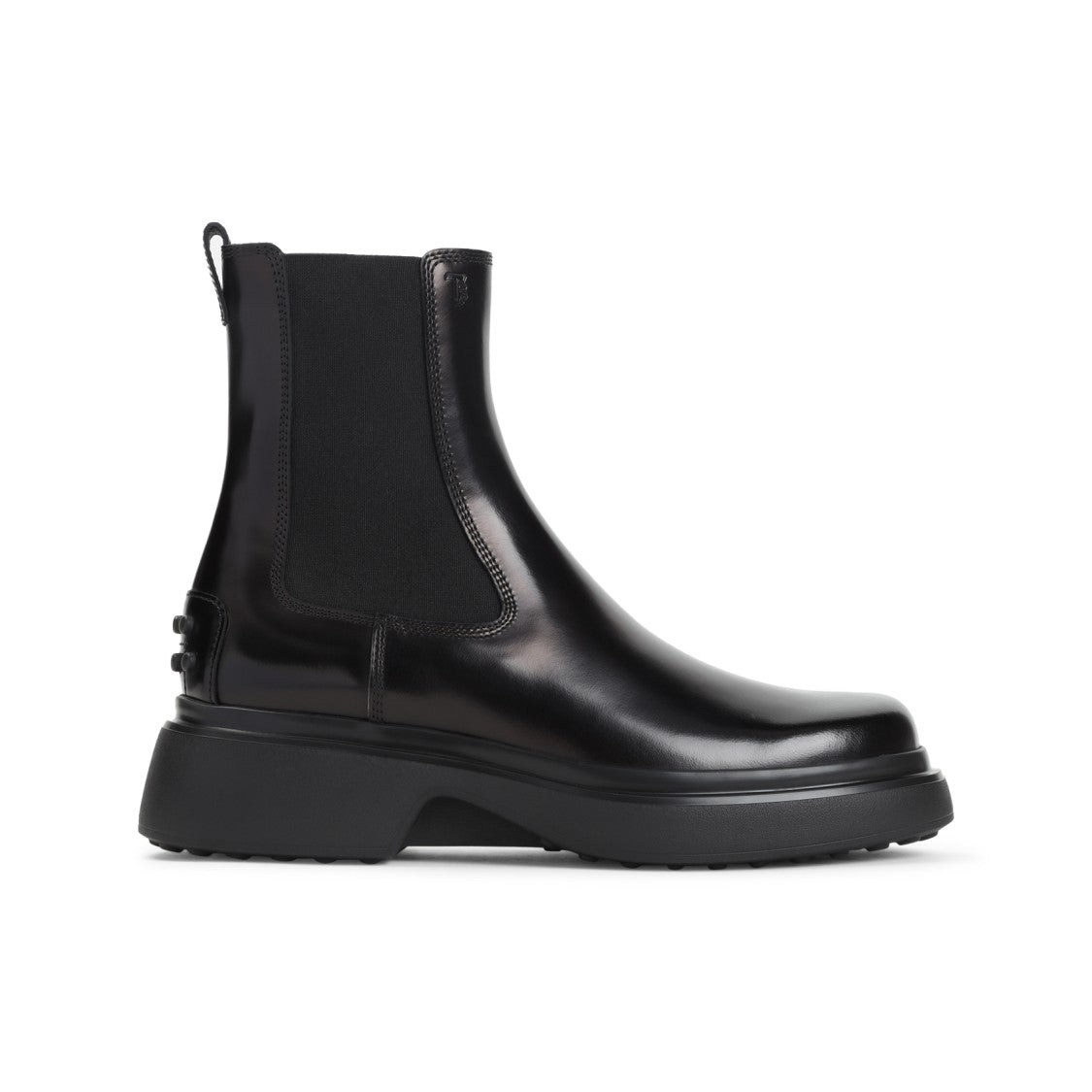 Tod's Black Leather Ankle Boots