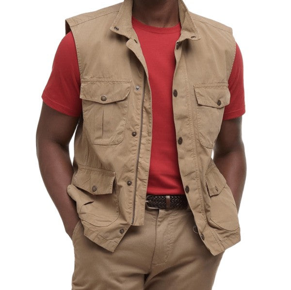 Barbour Knit Stone Vest With Front Pockets