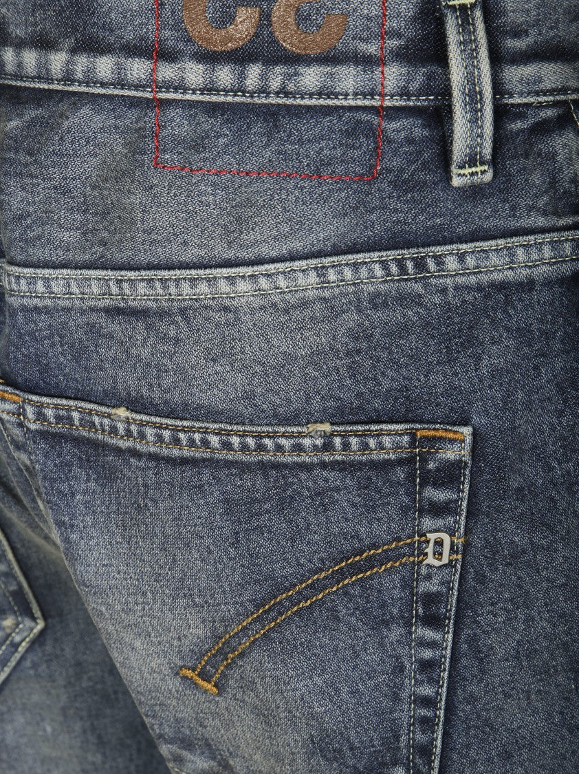 Dondup Tailored Straight Leg Brighton Pants With Minimalist Design