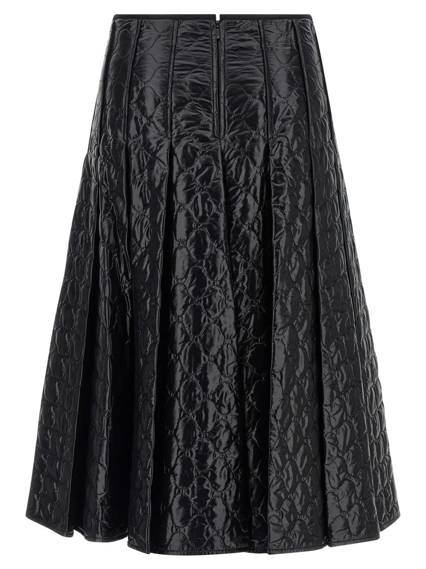 Moncler Laqué Nylon Skirt