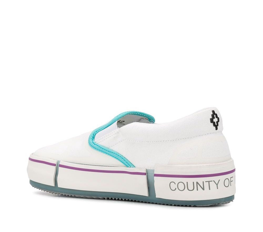 Marcelo Burlon Cross Vulcanized Slip-On Sneakers