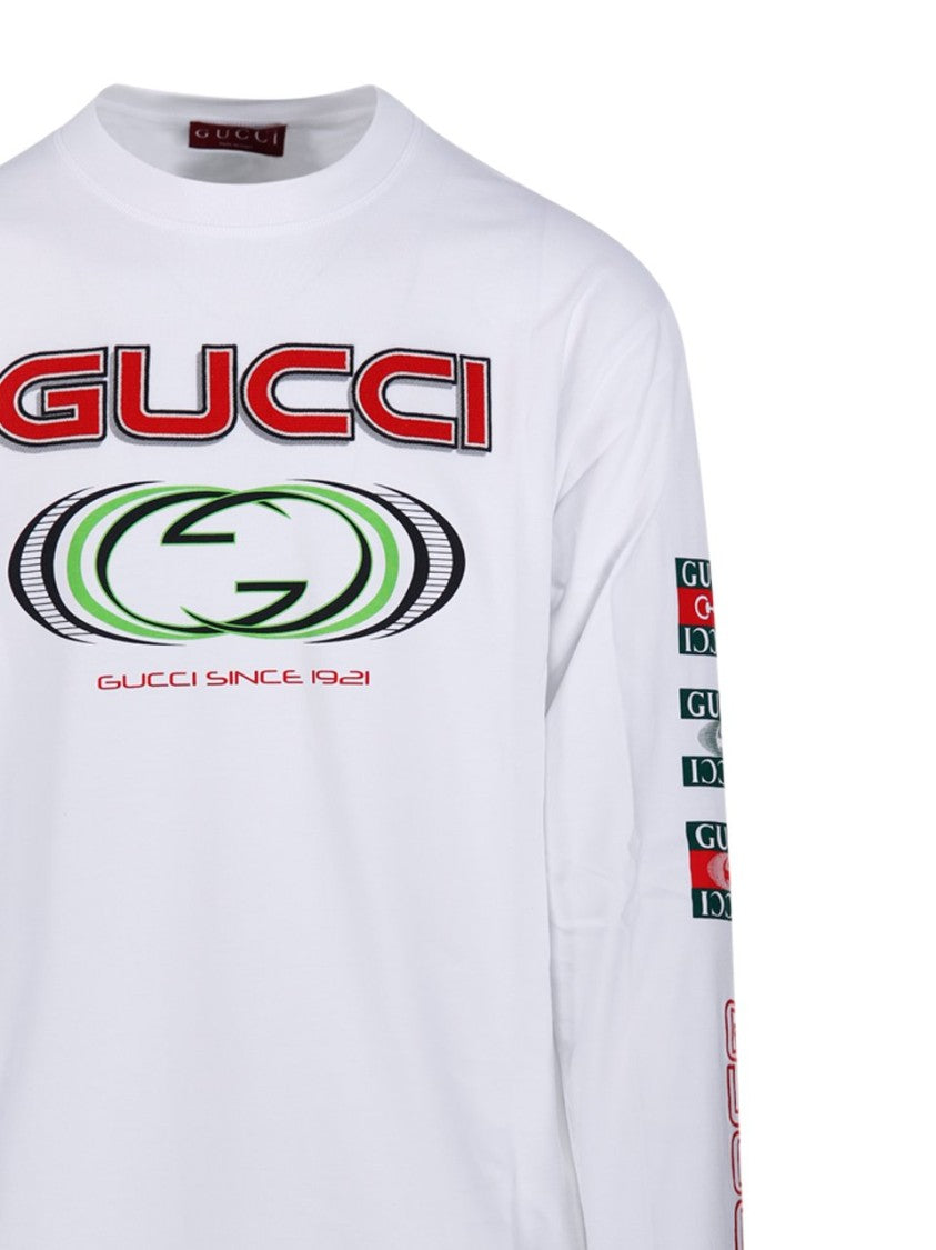 Gucci Classic White Jersey T-Shirt With Standard Fit