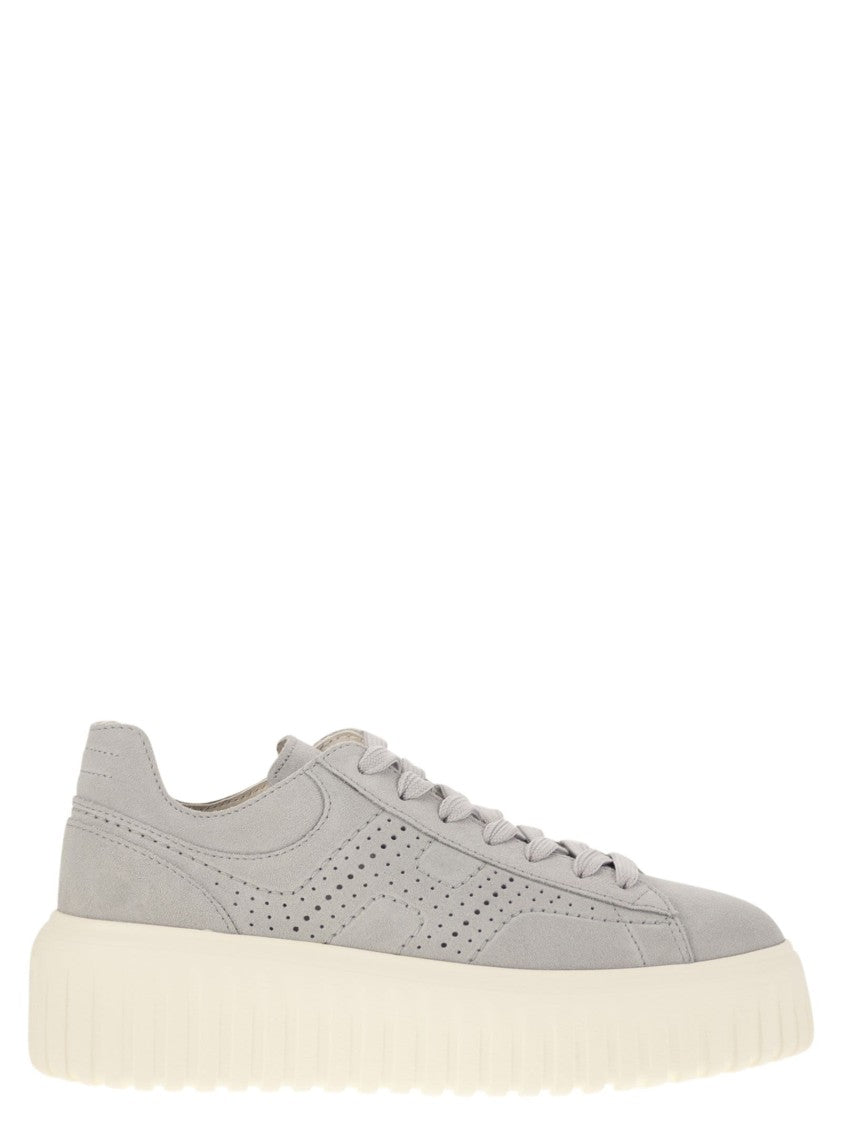 Hogan H-Stripes - Suede Trainers