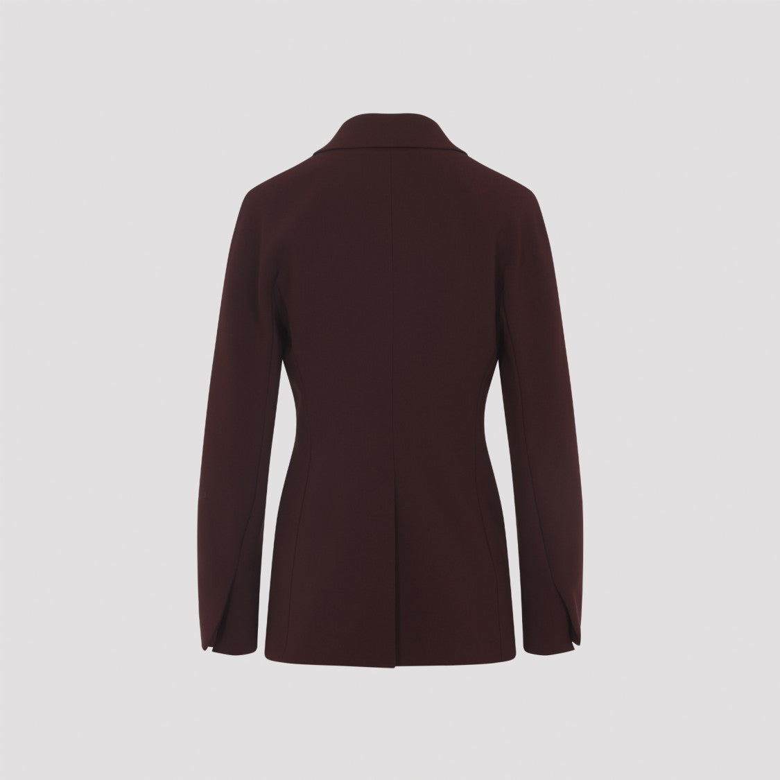 Max Mara Cherry Red Triacetate Alare Cady Jacket