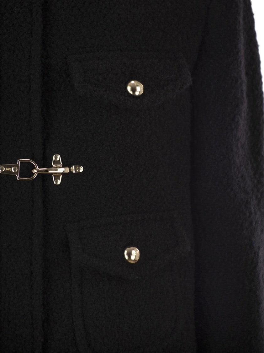 Fay 3-Hook Wool Jacket
