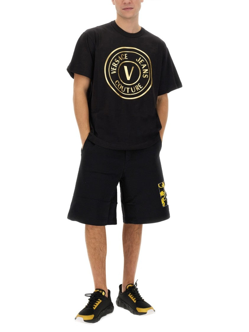 Versace Jeans Couture Bermuda With Logo