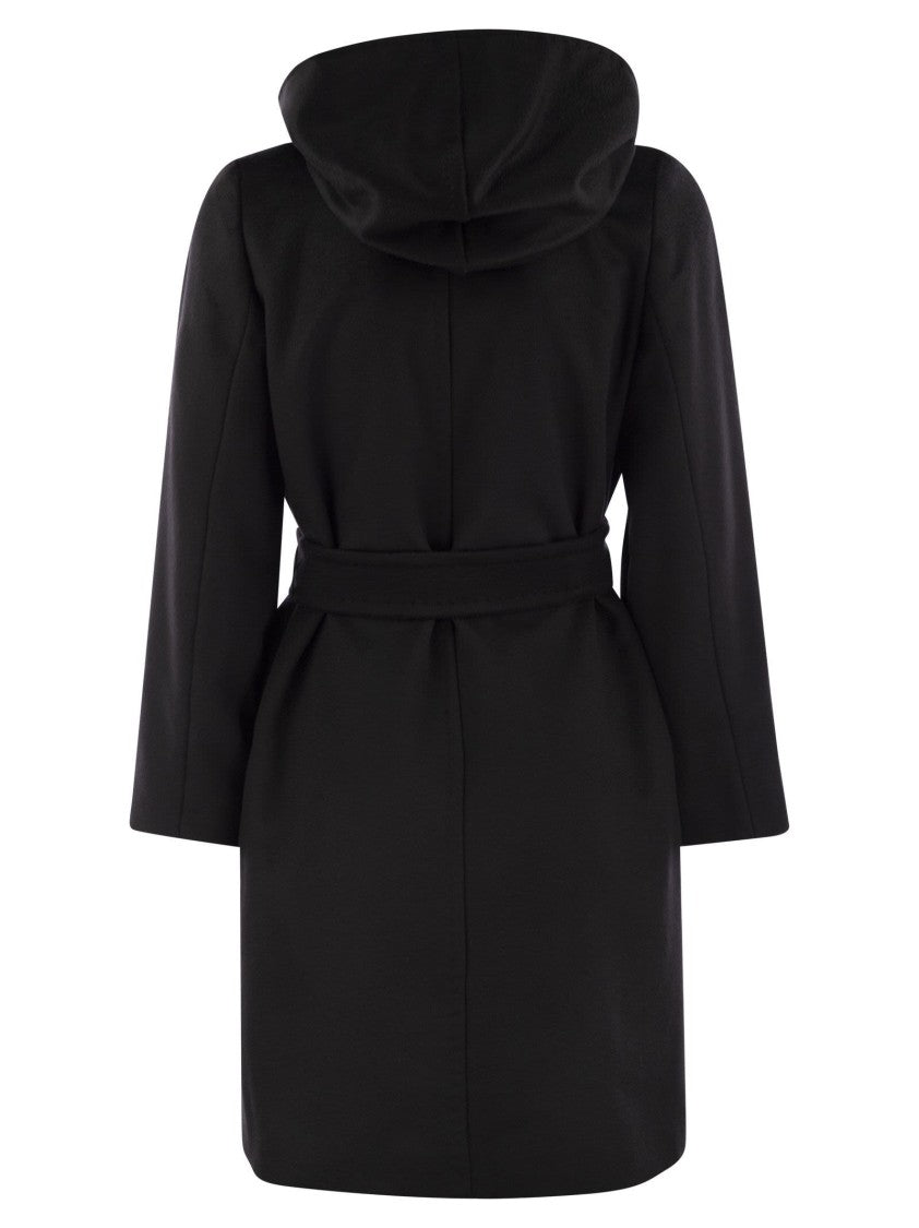 Max Mara Newmang - Wool Coat With Hood