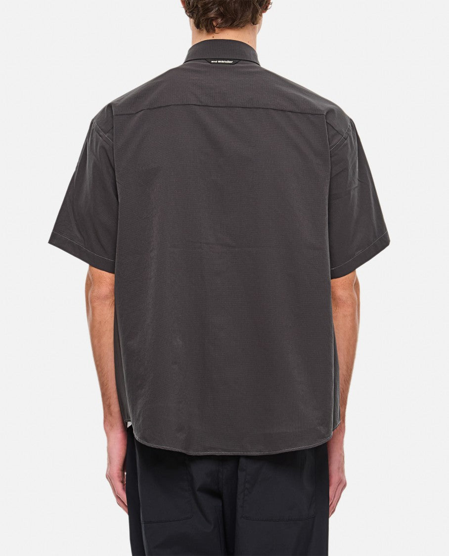And Wander Short Sleeve Button-Down Shirt With Welt Pocket