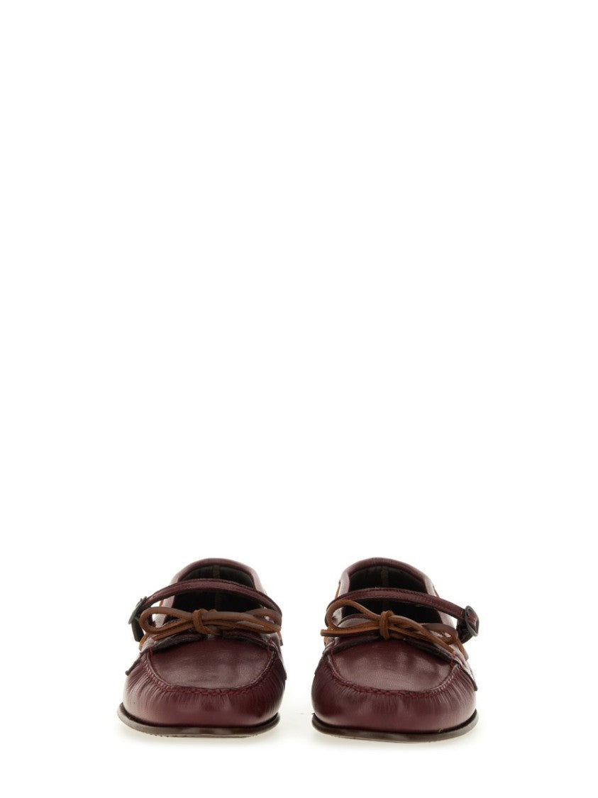 Hereu "Mary Jane Lorea Supple Shiny" Moccasins
