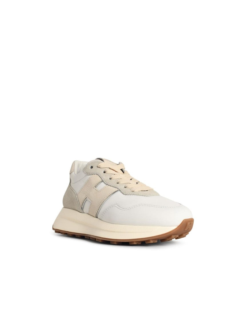Hogan 'H641' White Leather Sneakers