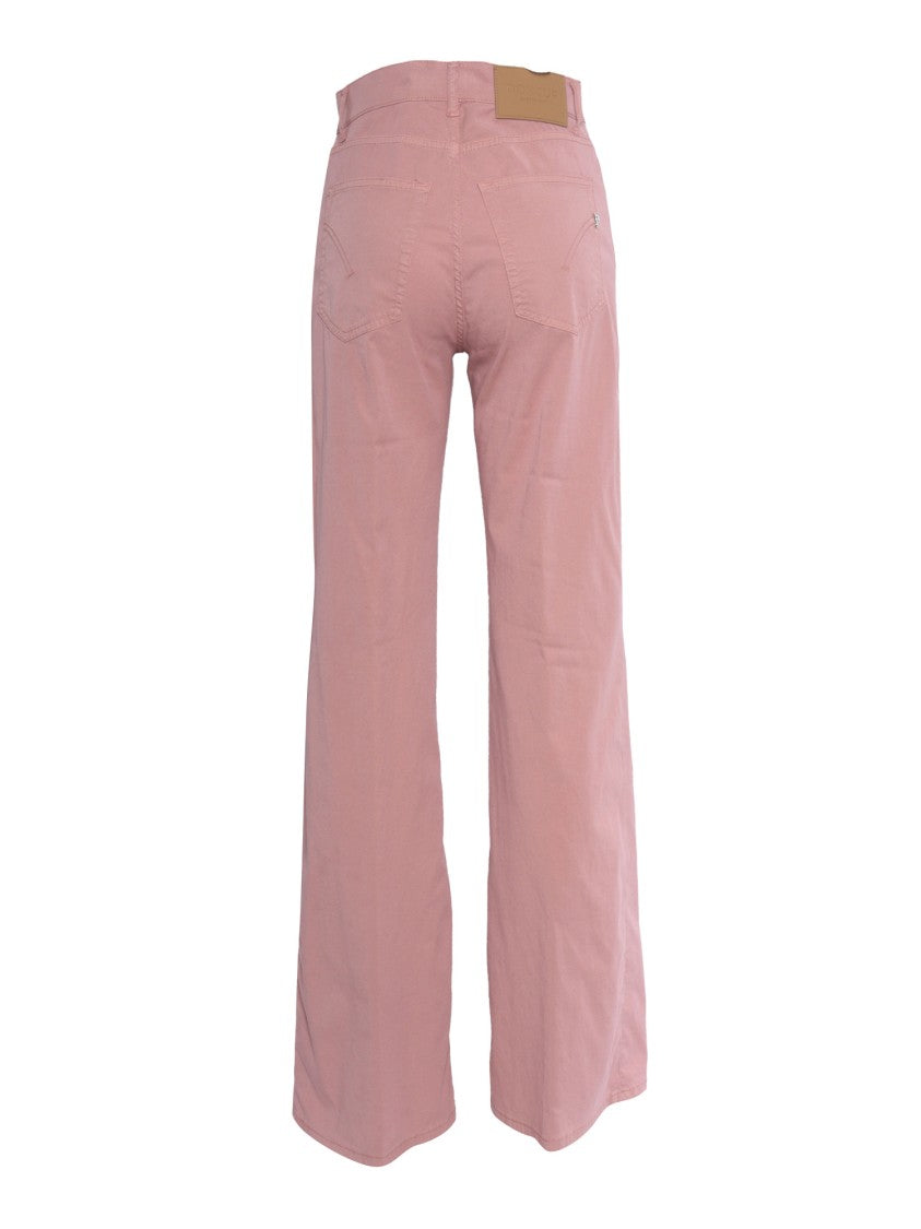 Dondup High-Waisted Amber Pants With Relaxed Fit