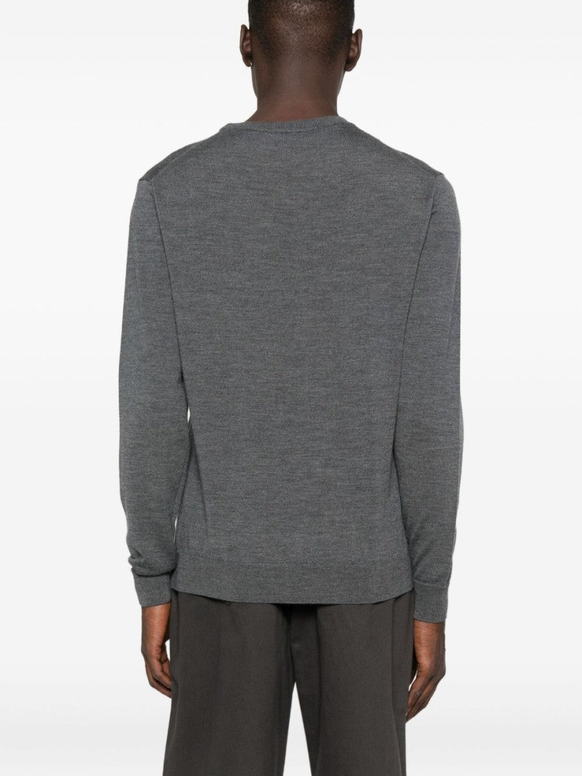 Daniele Fiesoli Classic-Fit Wool Sweater In Medium Grey
