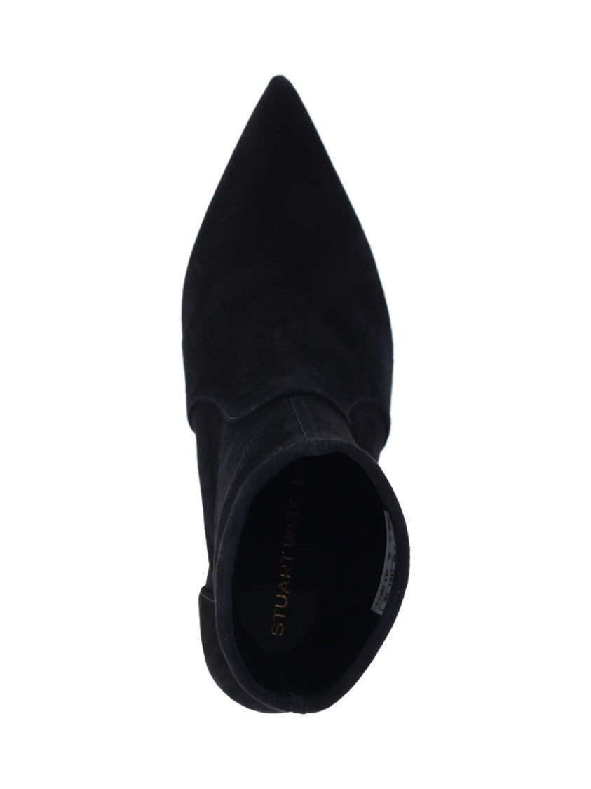 Stuart Weitzman Stuart Power Ankle Boots – Black