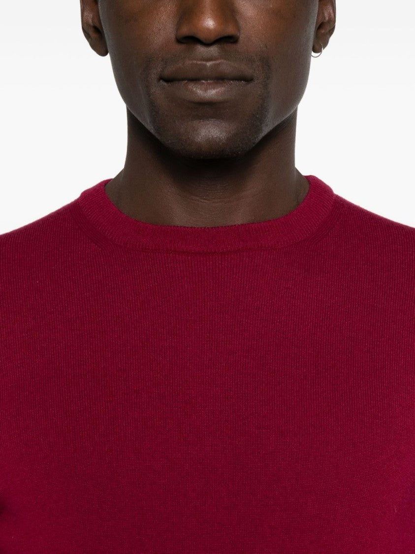 Kangra Kangra Wool-Cashmere Blend Sweater In Rich Viola