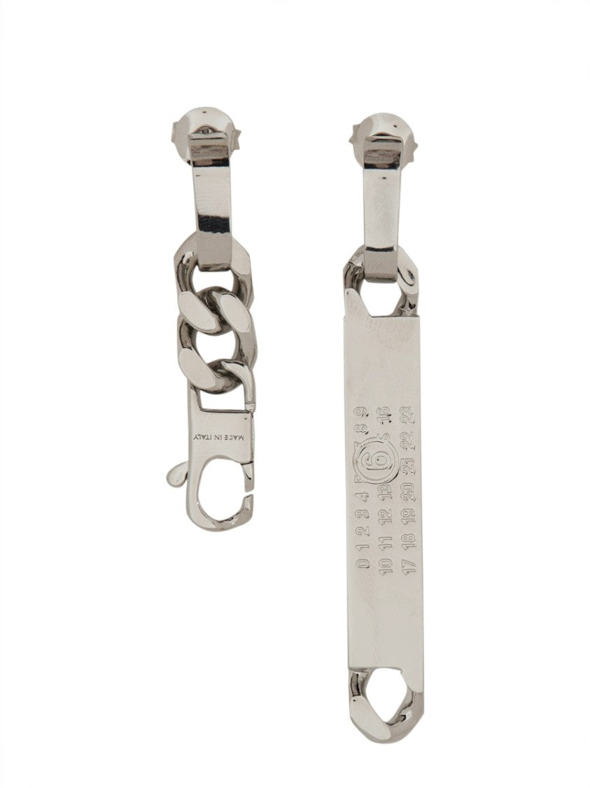Mm6 By Maison Margiela Mismatched Chain Earrings