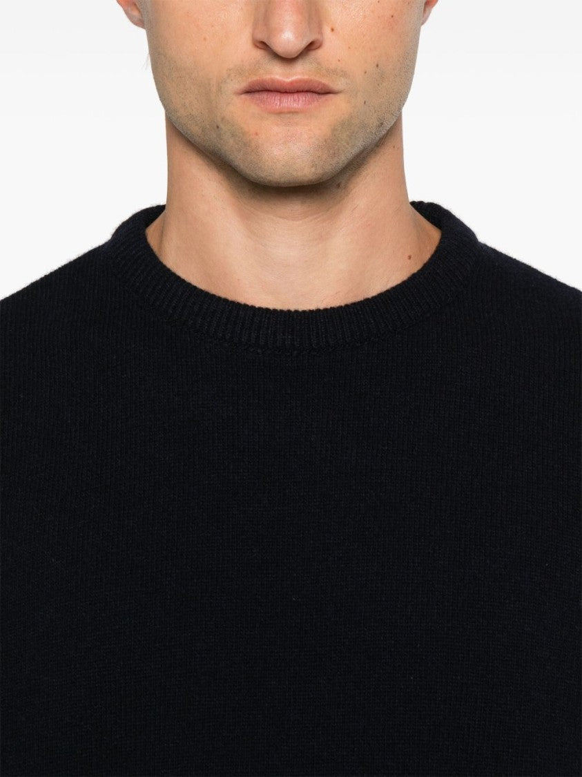 Barbour Ribbed Knit Round Neck Wool Sweater