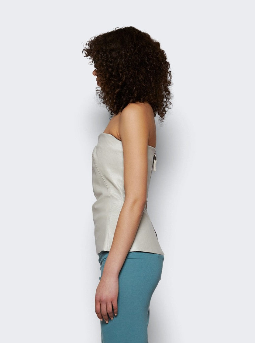 Rick Owens Denim Bustier Top Dinge