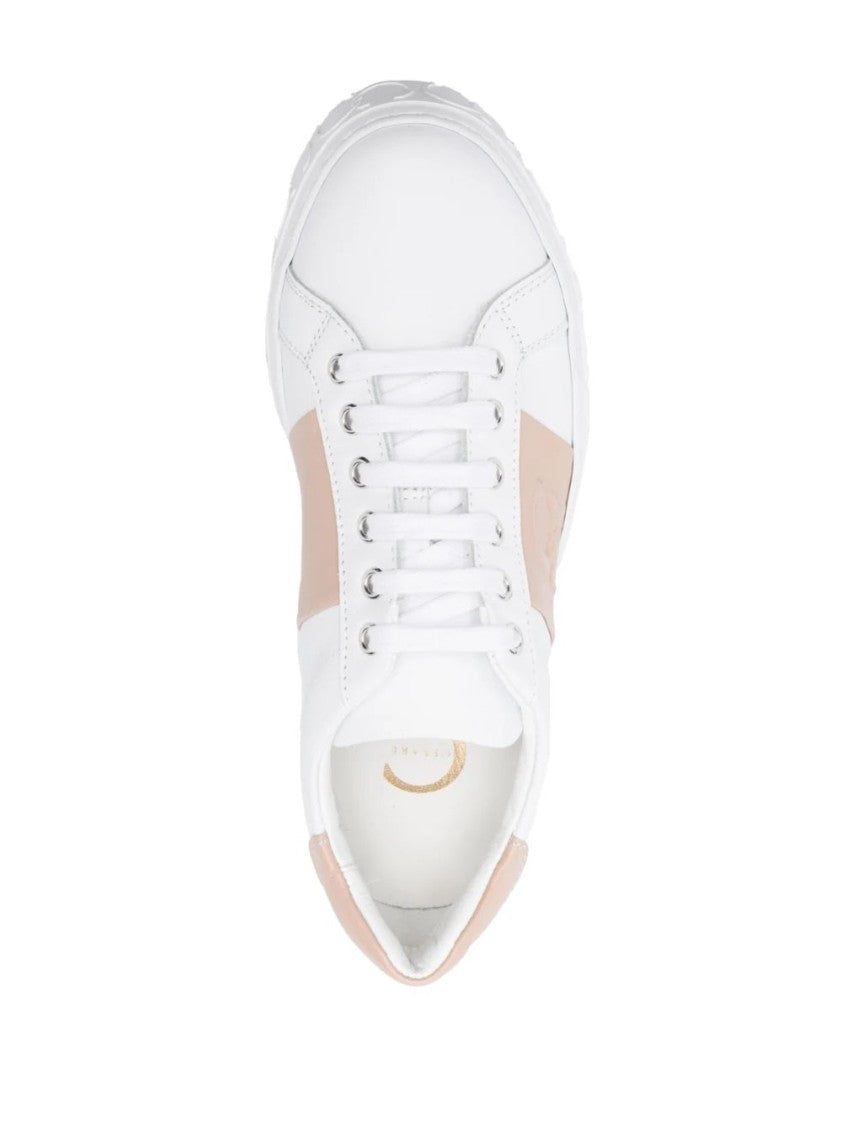 Casadei Brown Leather Sneakers