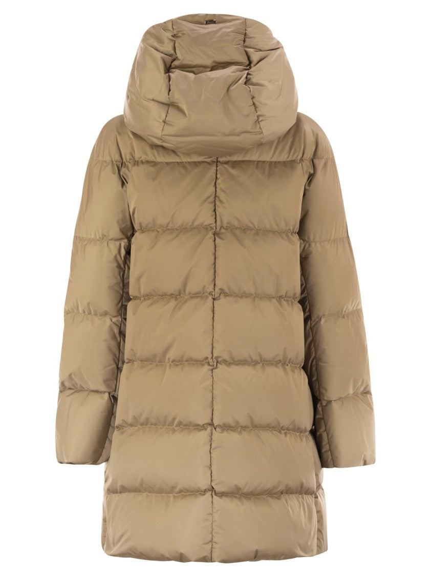 Herno A-Shape Down Jacket With Hood
