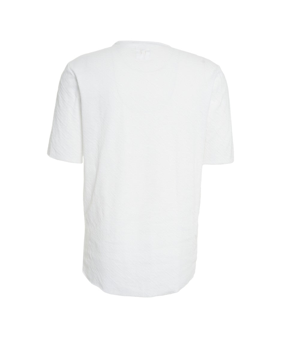 Hannes Roether Knitted T-Shirt With Classic Crew Neck