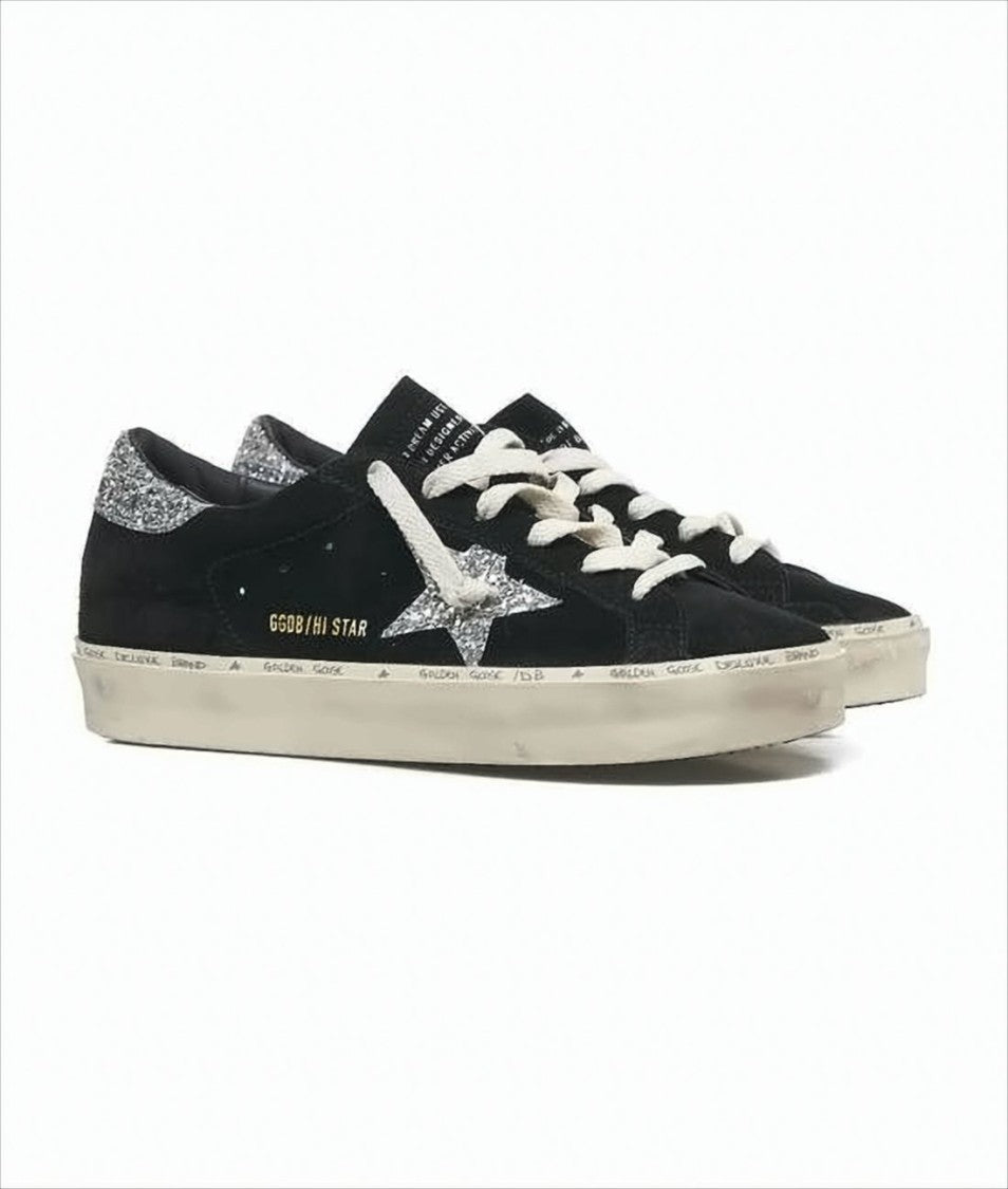 Golden Goose Low-Top Black Suede Sneakers