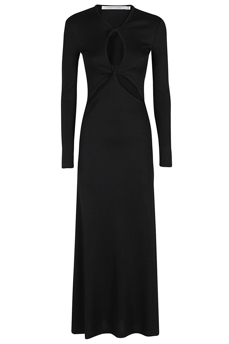 Christopher Esber Open Twist Anglaise Dress