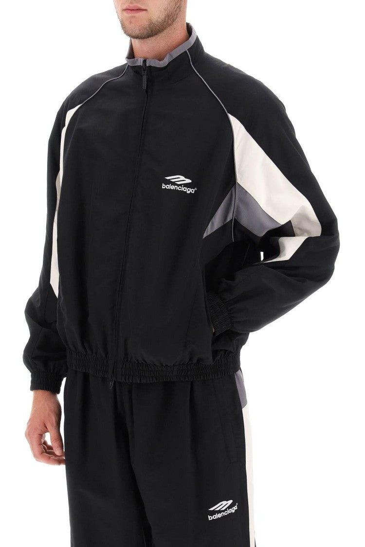 Balenciaga Sporty Black 3B Icon Track Jacket