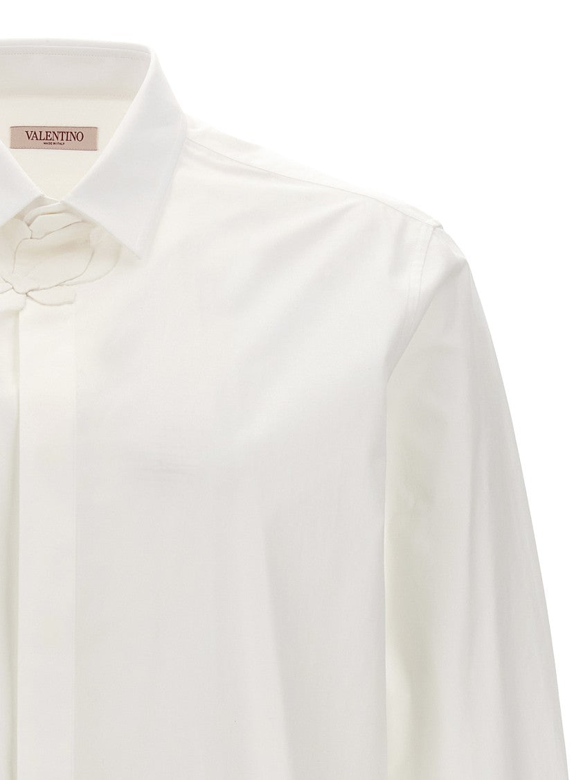 Valentino Garavani Shirt With Flower Patch