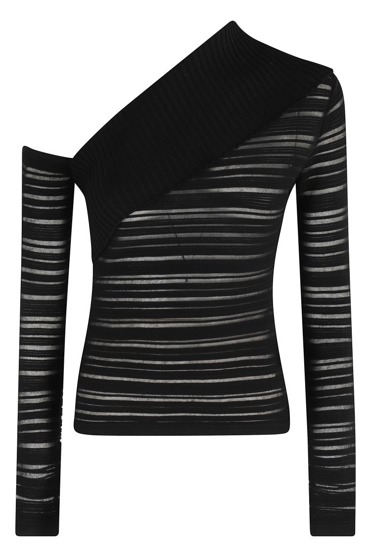 Federica Tosi One-Shoulder Viscose Sweater