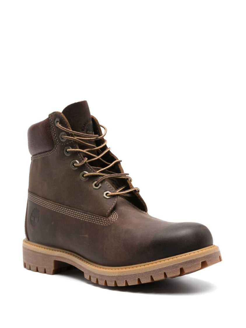 Timberland Rugged Brown Ankle Boots