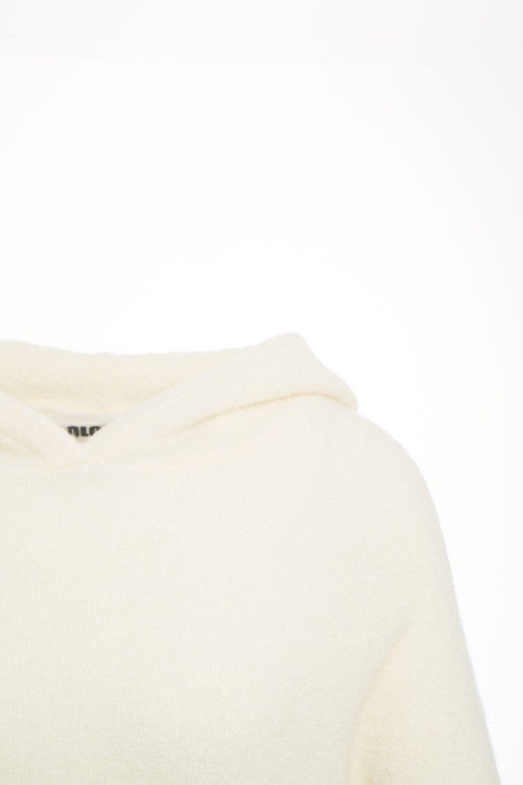 Crush Plush Knit Hoodie With Relaxed Fit And Hood