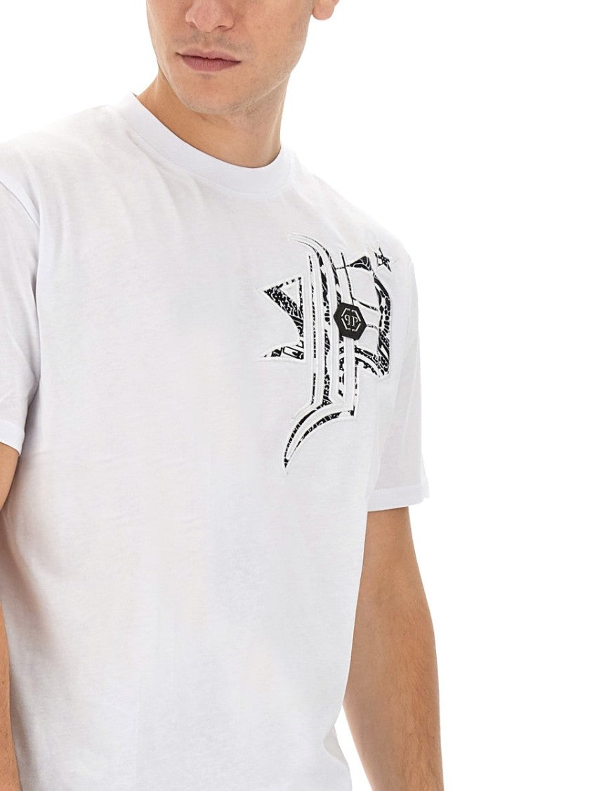 Philipp Plein Regular Fit Cotton T-Shirt