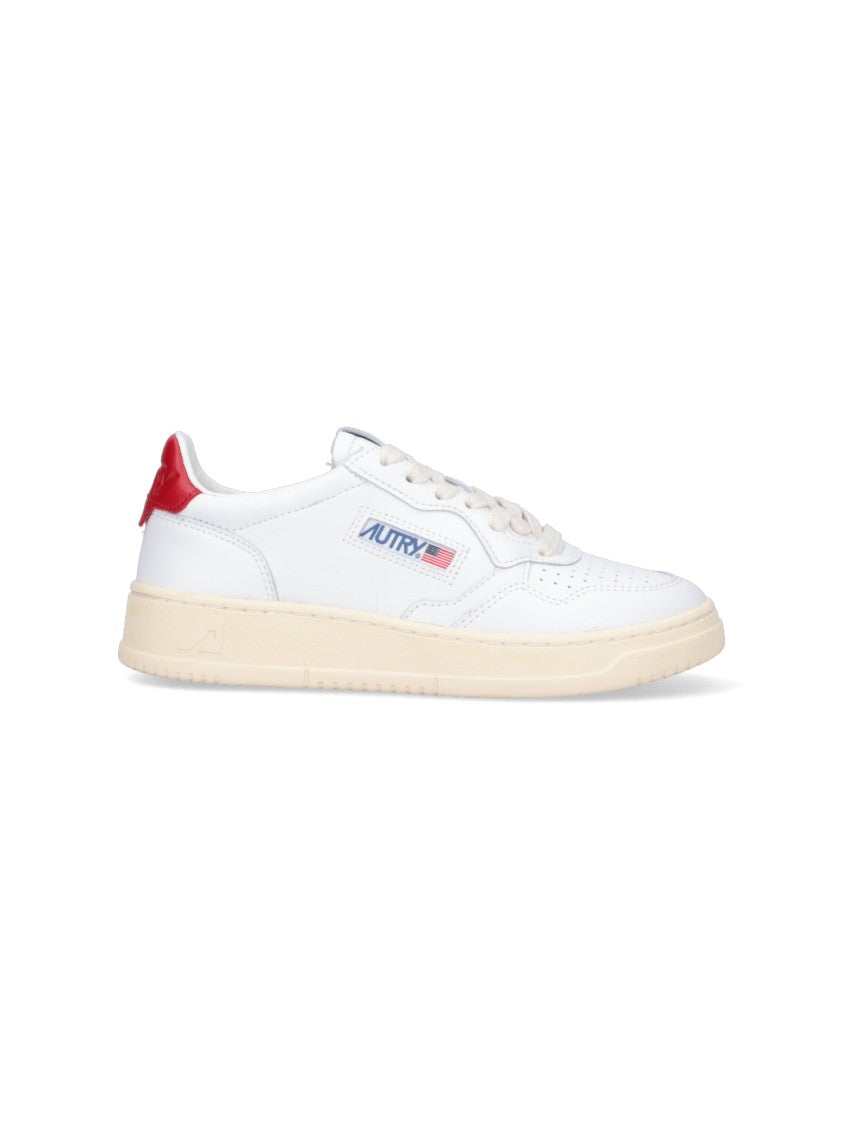 Autry "Medalist" Low-Top Sneakers White