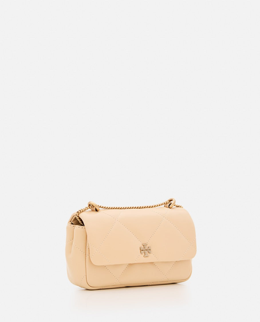 Tory Burch Kira Diamond Quilt Pave Mini Flap Bag