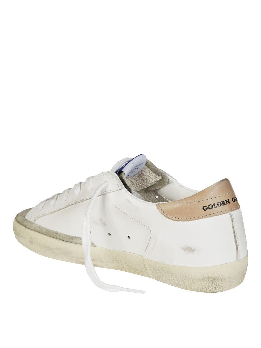 Golden Goose Superstar Leathere Upper Glitter Star Sneakers