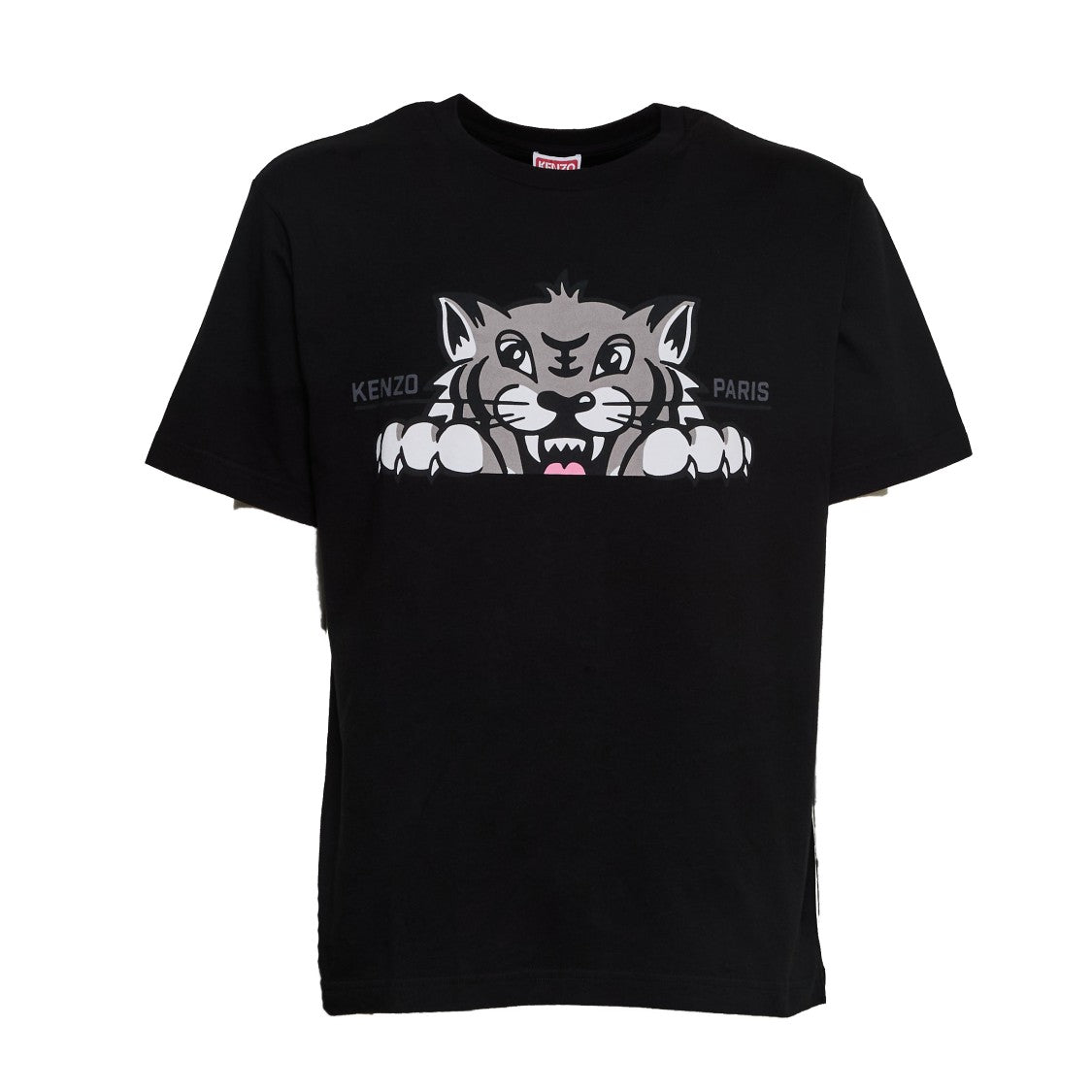 Kenzo Stampa Happy Tiger Oversize T-Shirt