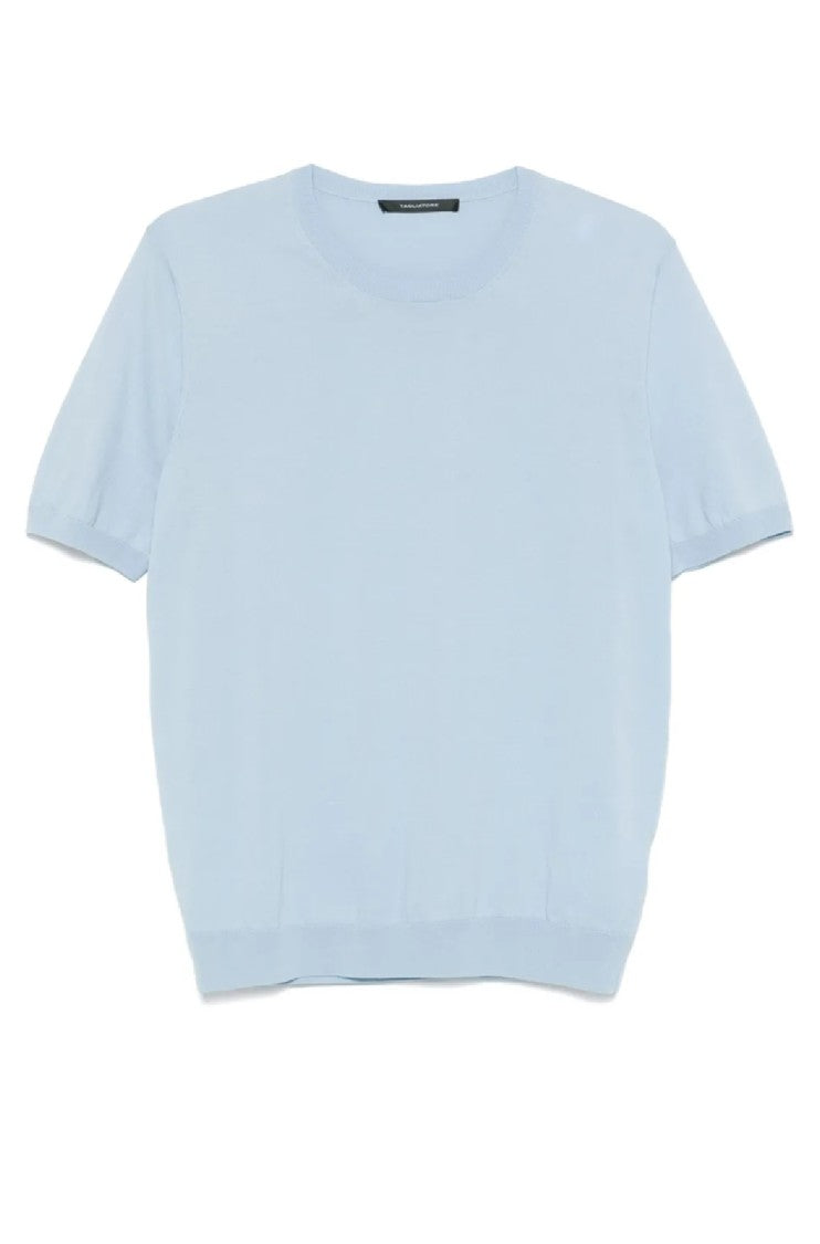 Tagliatore Lightweight Cotton Crew Neck T-Shirt